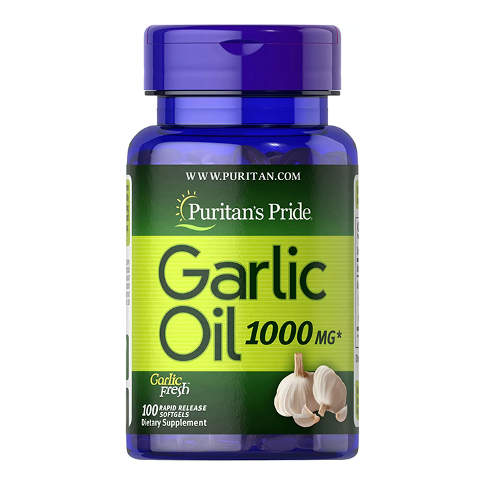 PURITANS PRIDE GARLIC OIL 1000MG SOFTGEL 100s