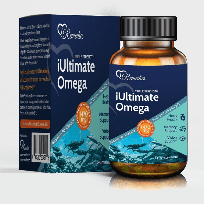 iRemedies iUltimate Omega 120s Capsules