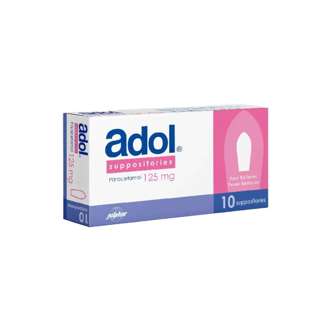 Adol 125mg Suppositories 10s