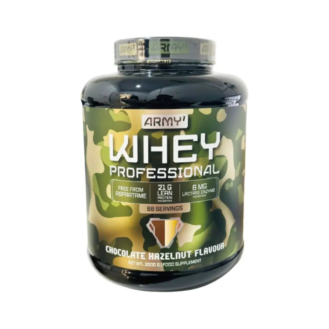 Army 1 Whey Professional 2000G Chocolate Hazelnut Flavour - 66 Servings