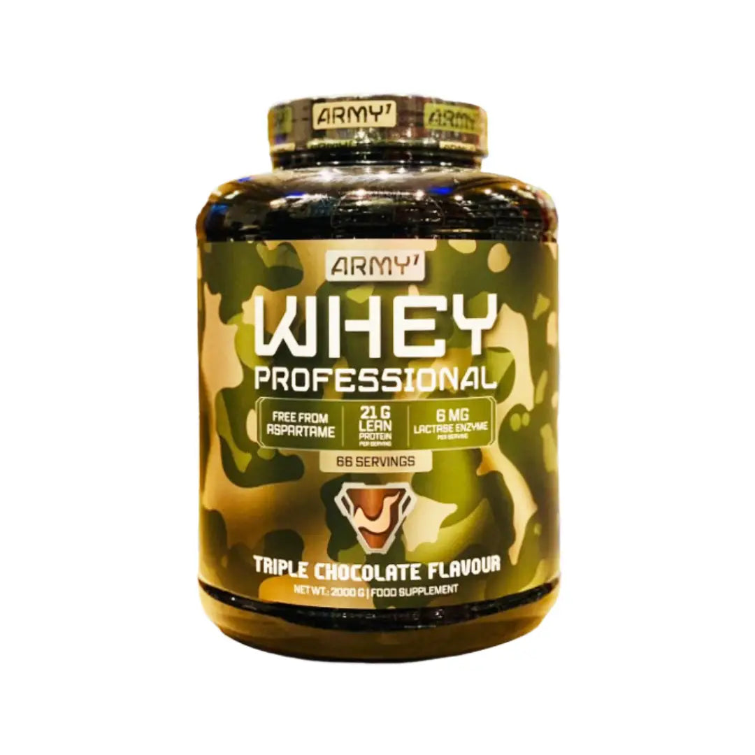 Army 1 Whey Professional 2000G Triple Chocolate Flavour - 66 Servings