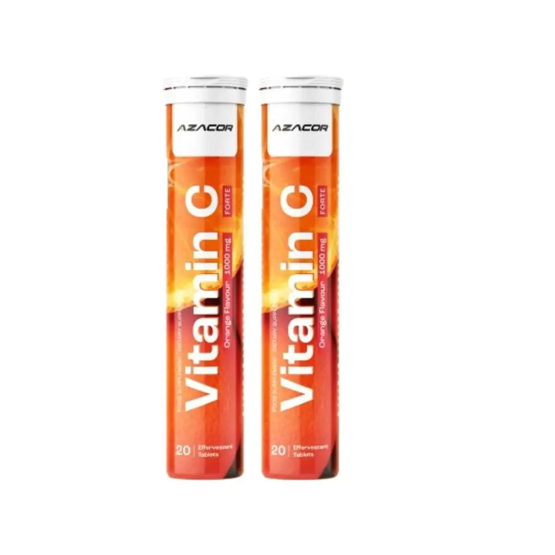 Azacor Vitamin C 1000mg Effervescent Tab 20s 2pcs