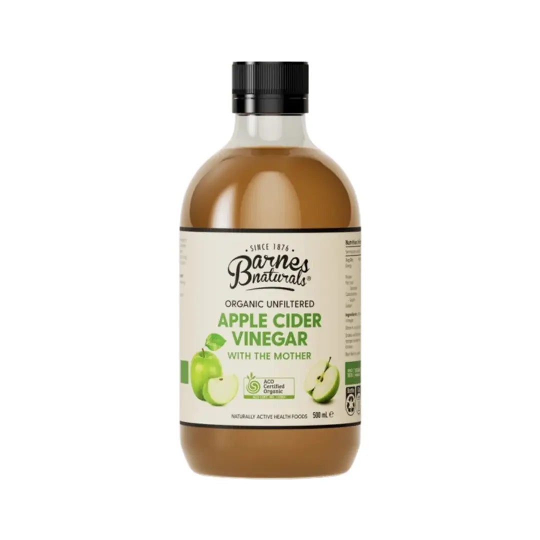 Barnes Naturals Organic Unfiltered Apple Cider Vinegar 500ml