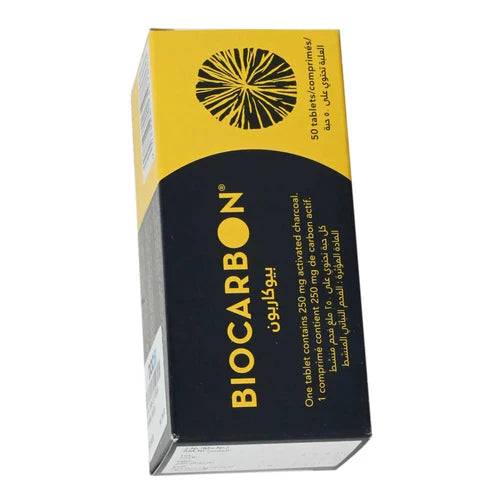 Biocarbon 250mg Tablets 50s