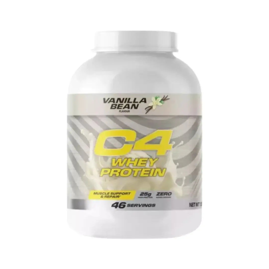 C4 Whey Protein 1.587kg Vanilla Bean Flavour 46 Servings