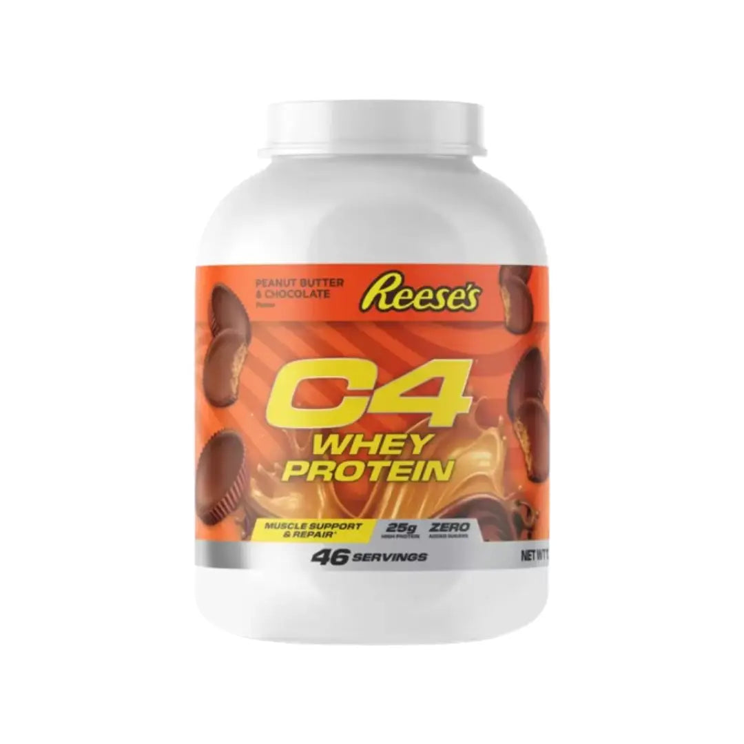 C4 Whey Protein 1.7kg – REESE’S Peanut Butter & Chocolate Flavor 46 Servings