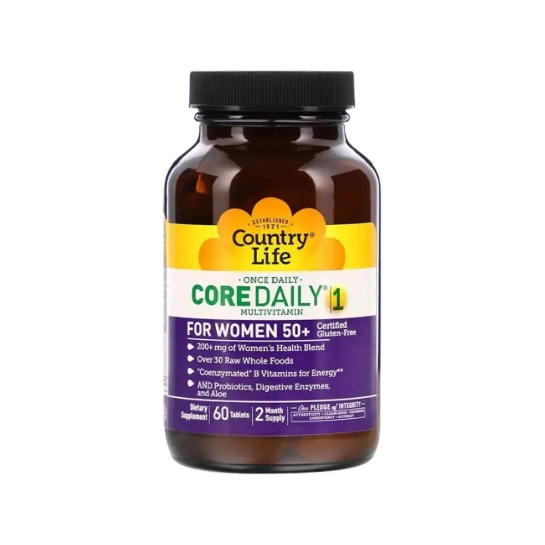 Country Life Core Daily 1 Multivitamin for Women 50+ Tablets 60s