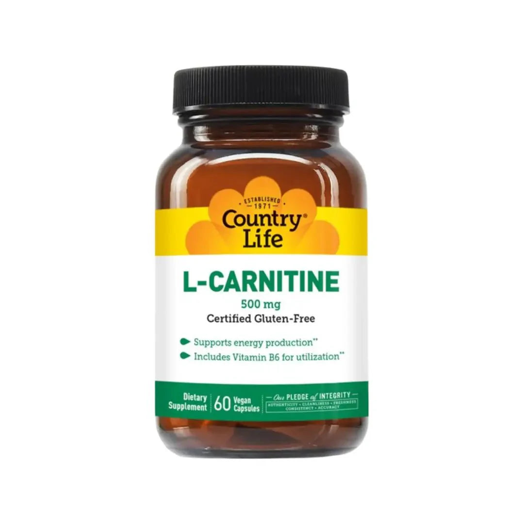 Country Life L-Carnitine 500mg Capsules 60s