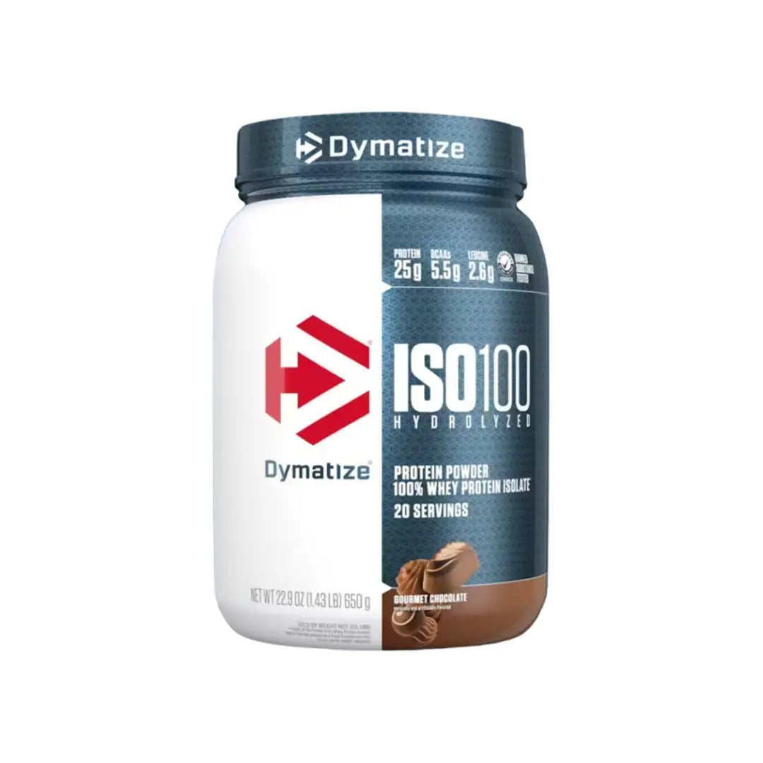 Dymatize Iso100 Whey Protein Isolate 1.4lbs Gourmet Chocolate