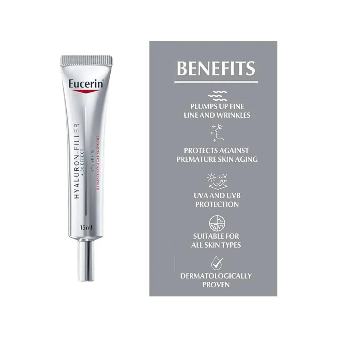 Eucerin Hyaluron Filler SPF15 Anti Wrinkle Eye Cream 15ML