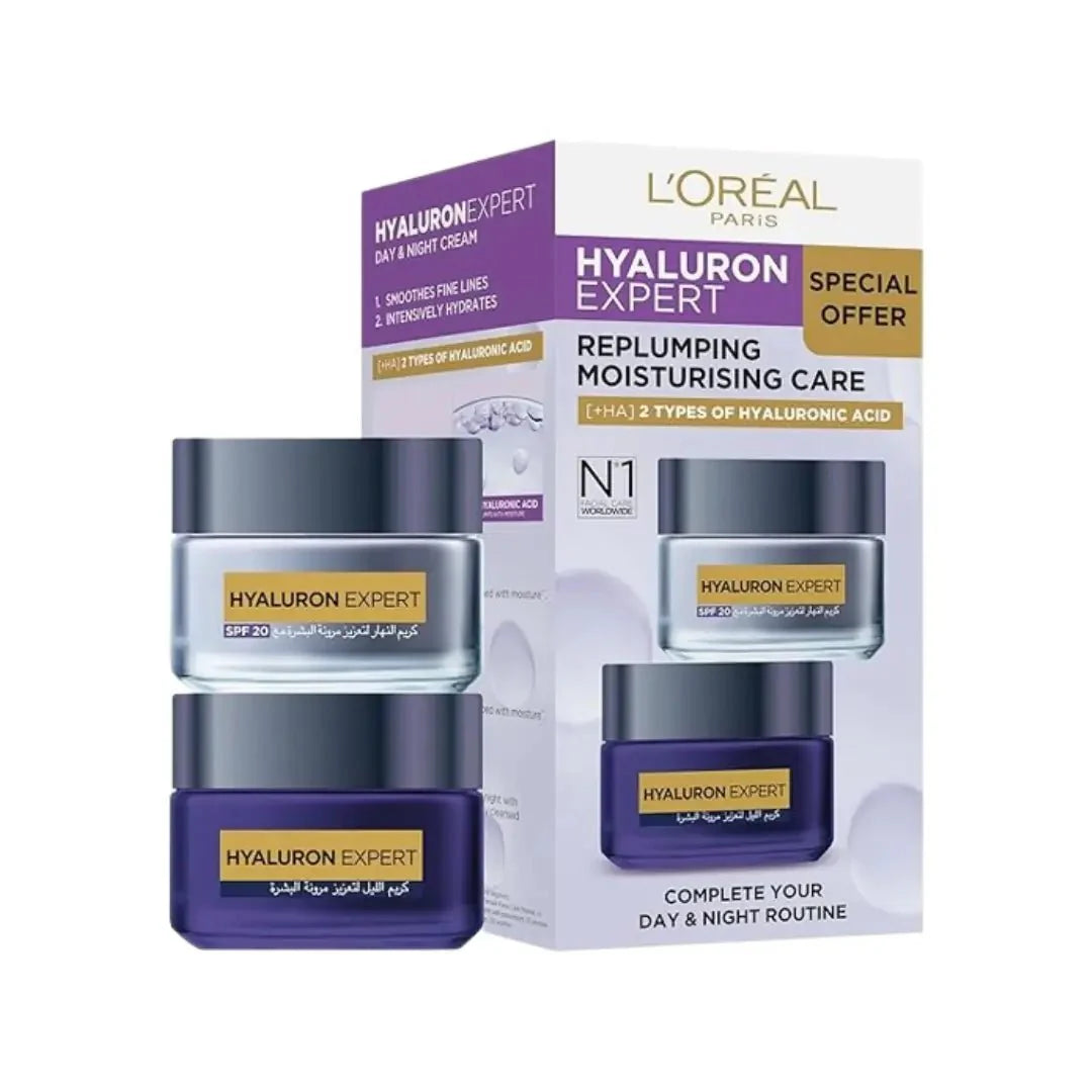 Loreal Hyaluron Expert SPF20 Day Cream + Night Cream 50ML