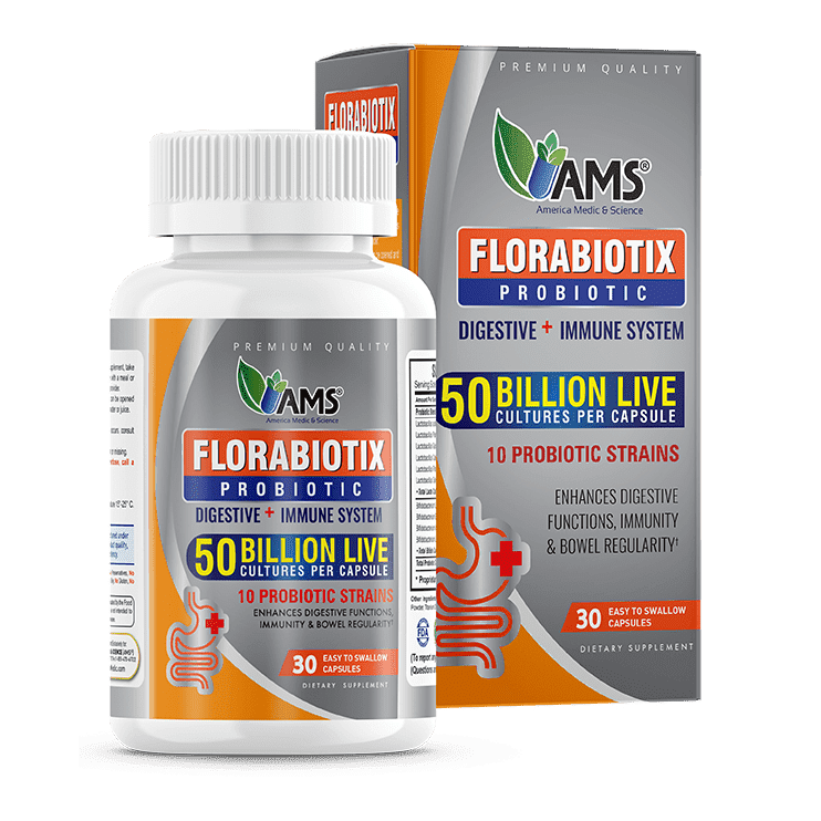 AMS FLORABIOTIX PROBIOTIC 50 BILLION CAP 30s