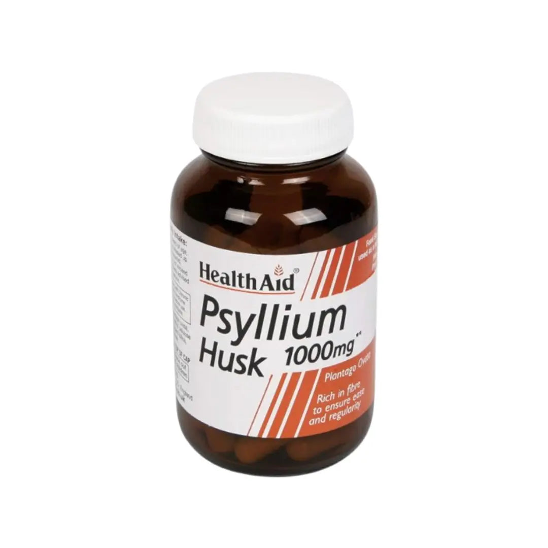 HealthAid Psyllium Husk 1000mg Capsules 60s