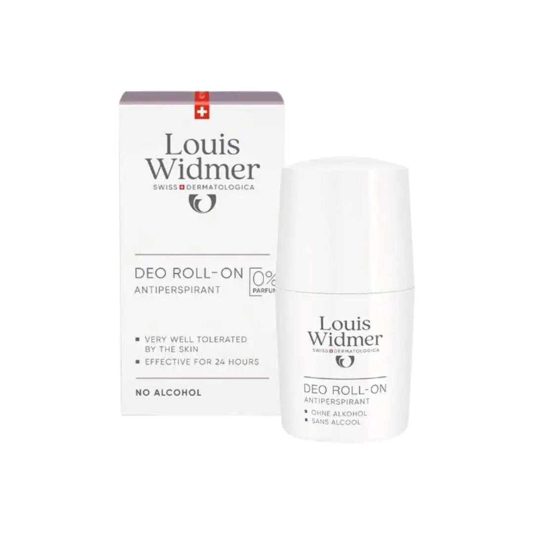 Louis Widmer Antiperspirant Unscented Deo Roll On 50ml
