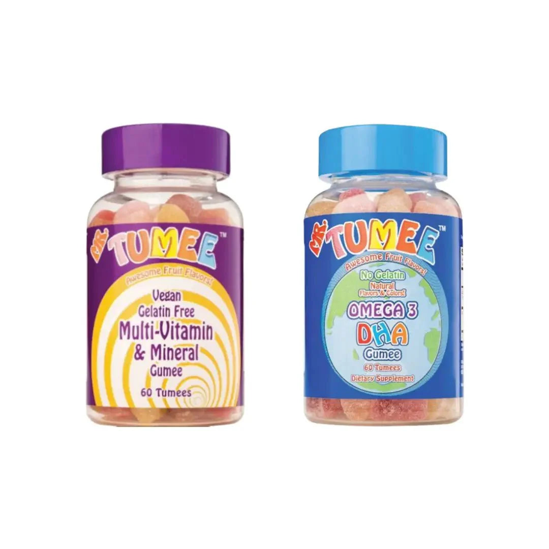 MR TUMEE MULTI VITAMIN & MINERAL GUMMIES 60s + OMEGA 3 DHA GUMMIES 60s