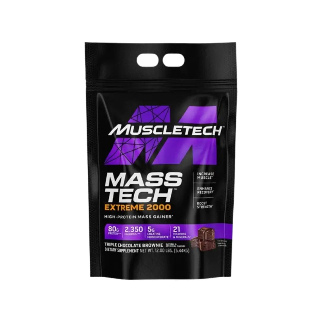 MuscleTech Mass Tech Extreme 2000 Triple Chocolate Brownie 12lbs