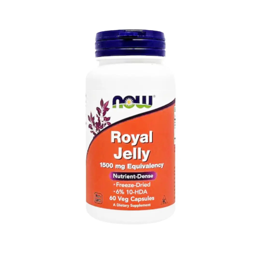 NOW Foods Royal Jelly 1500mg 60 Capsules
