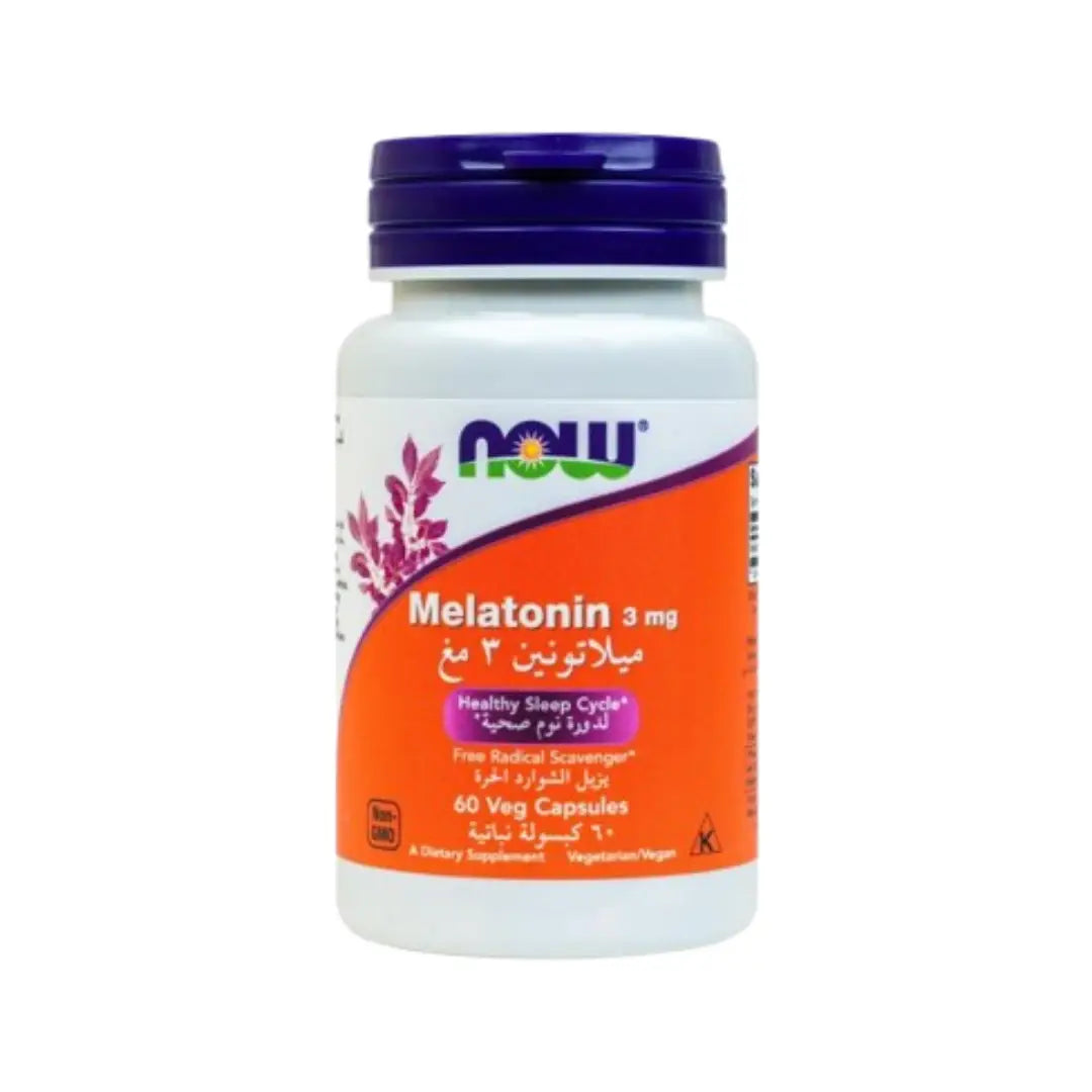 NOW Melatonin 3mg 60 Capsules