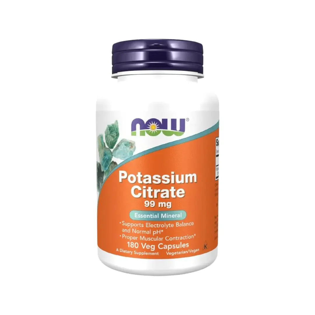Now Potassium Citrate 80 Vegetable Capsules