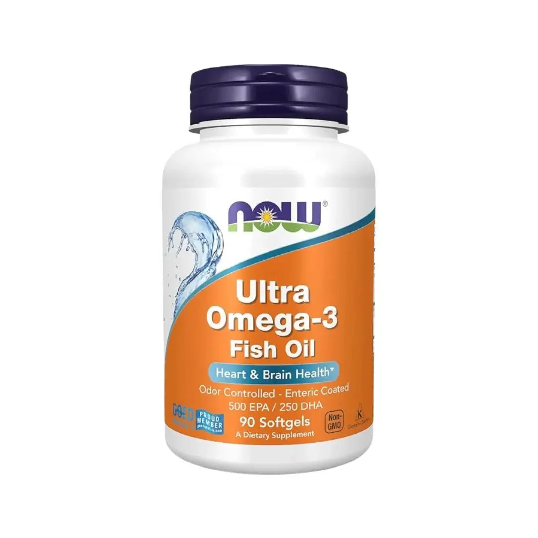 NOW Ultra Omega-3 Fish Oil Softgels 90s