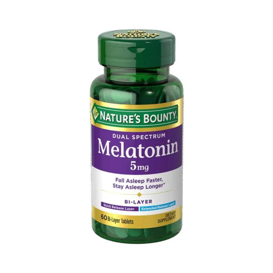 Nature’s Bounty Dual Spectrum Melatonin 60 Tablets