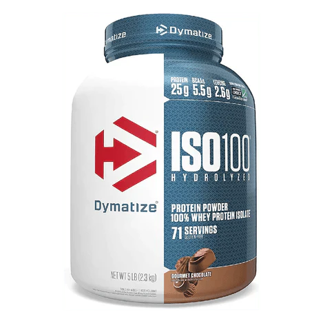 Dymatize Iso100 Whey Protein Isolate 5lbs Gourmet Chocolate