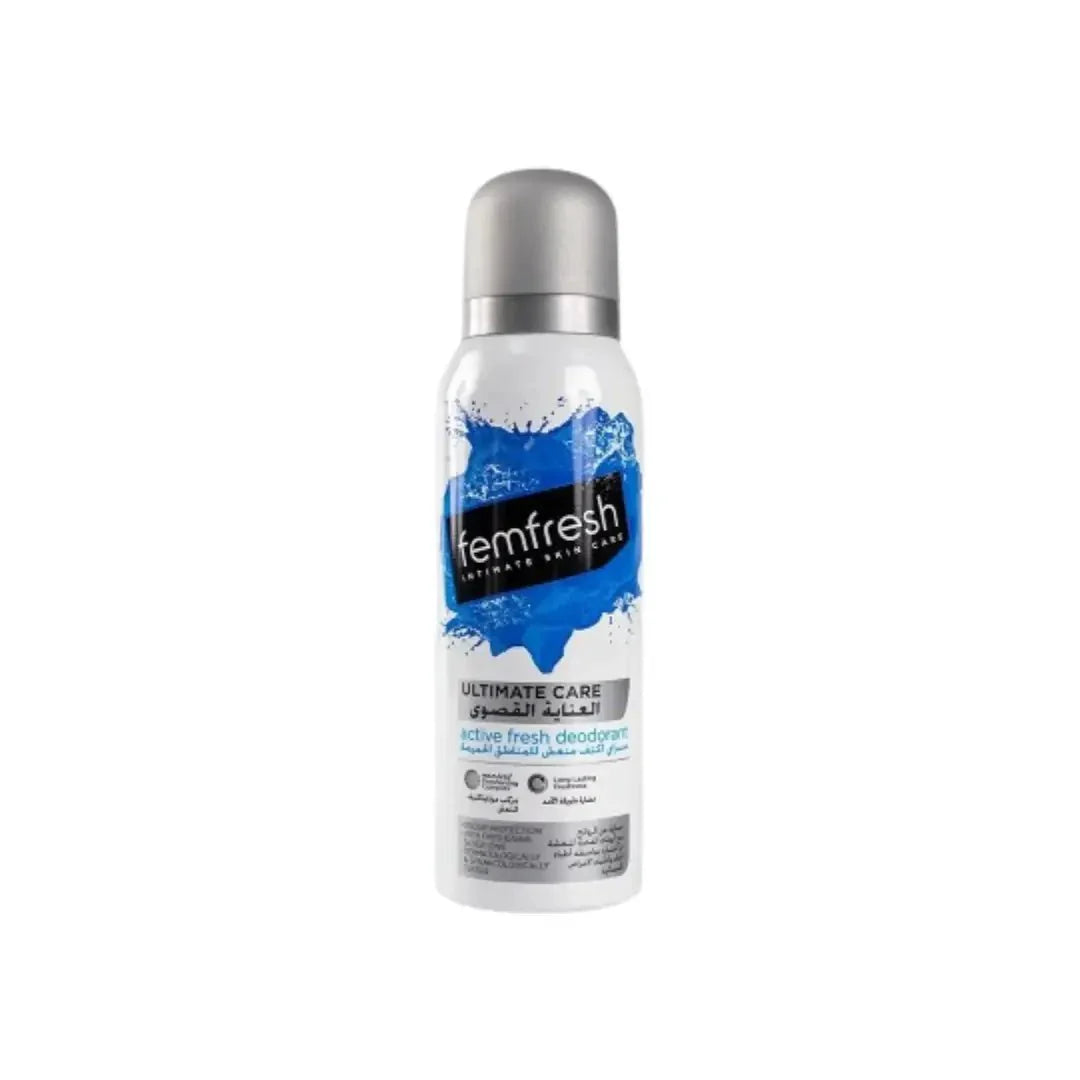 Femfresh Ultimate Care Active Fresh Deo للمناطق الحميمة 125 مل