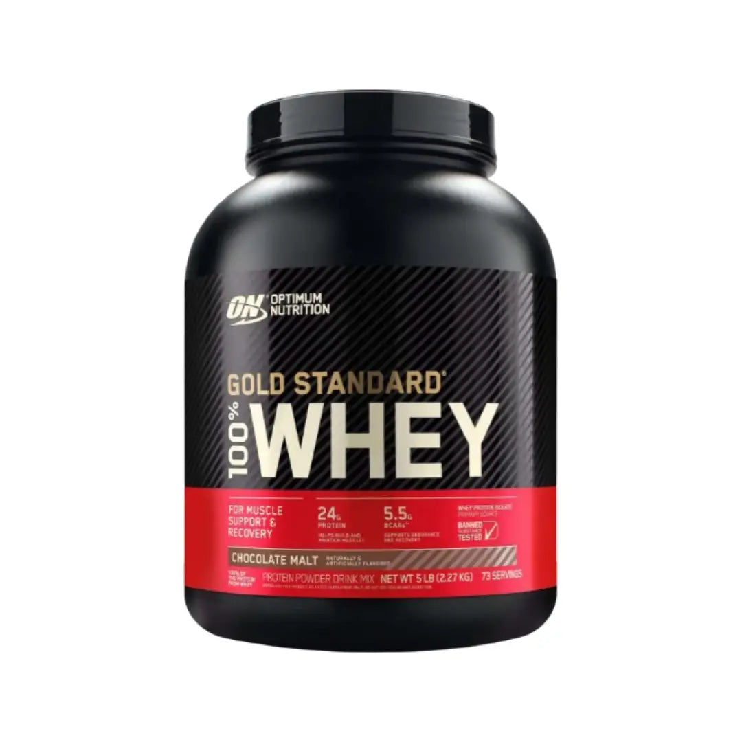 Optimum Nutrition Gold Standard 100% Whey 5LB Chocolate Malt Serv 73