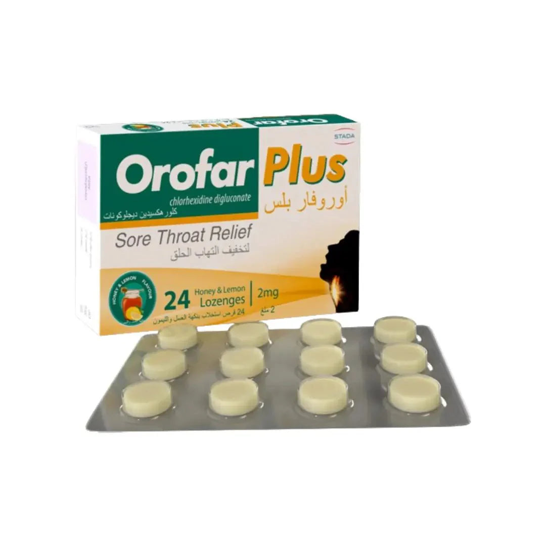 Orofar Plus Honey-Lemon Lozenges 24s