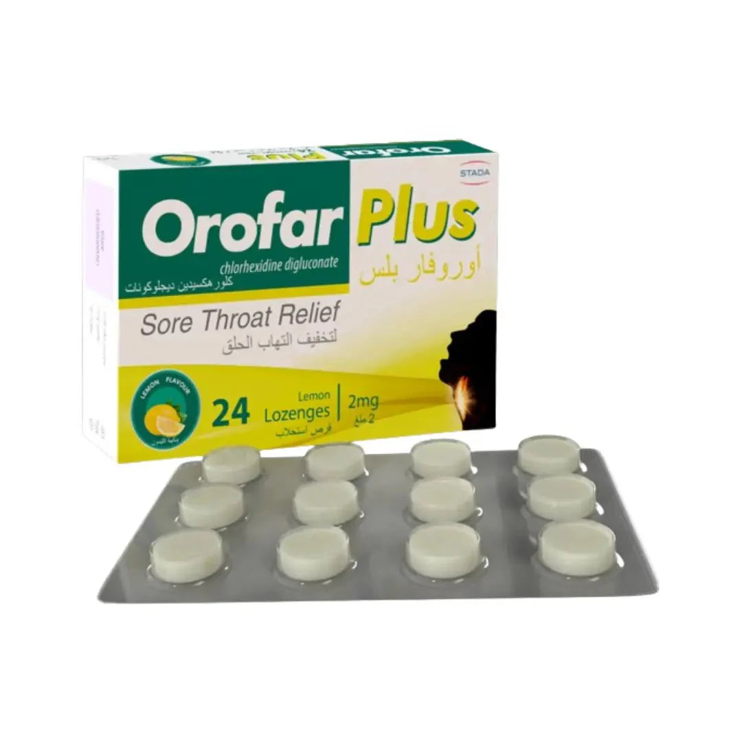 Orofar Plus Lemon Lozenges 24s