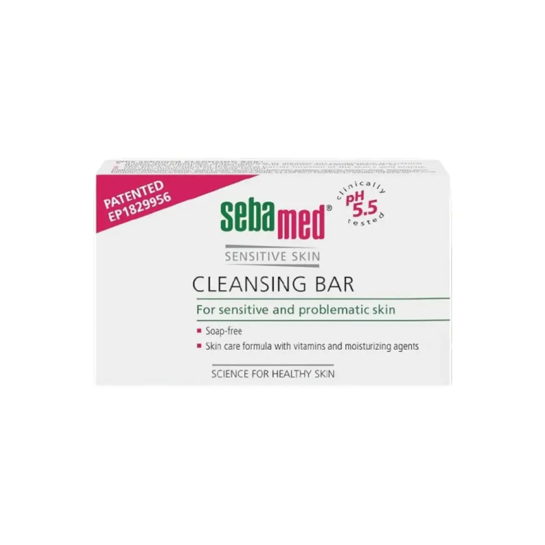 Sebamed Sensitive Skin Cleansing Bar - Gentle Soap-Free