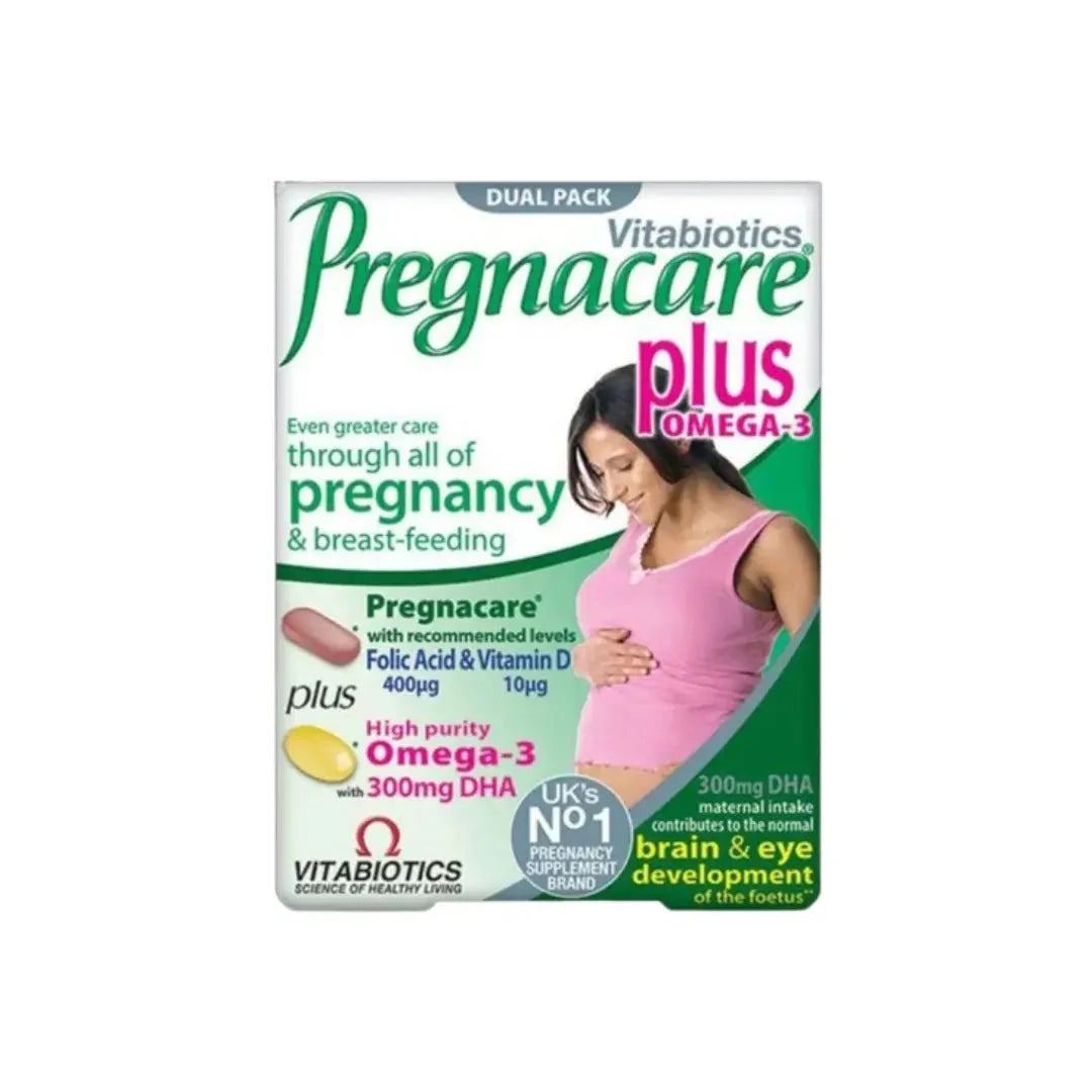 Vitabiotics Pregnacare Plus Omega-3 عبوة مزدوجة 56 قرصاً