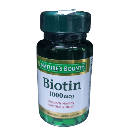 NATURES BOUNTY BIOTIN 1000MCG TAB 100s