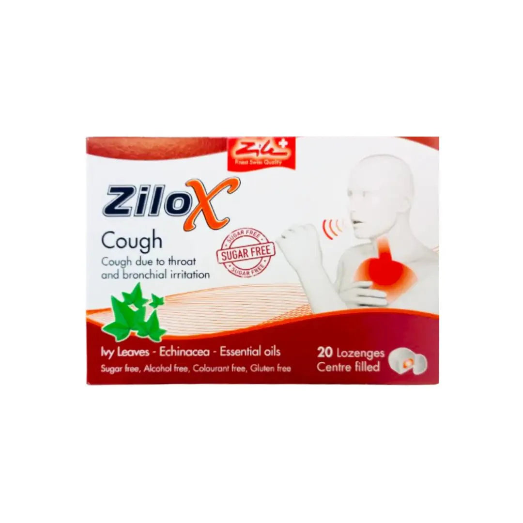 ZILOX Cough Lozenges 20s – Ivy Leaves & Echinacea