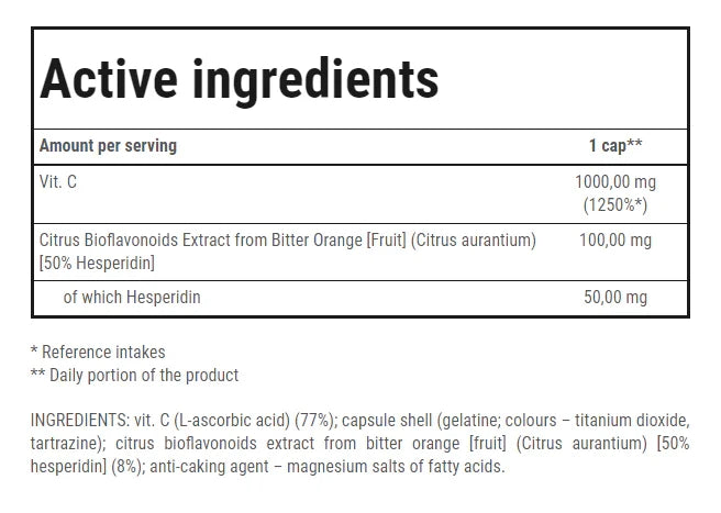 TREC VIT. C 1000 ULTRA BIOFLAV 100CAP