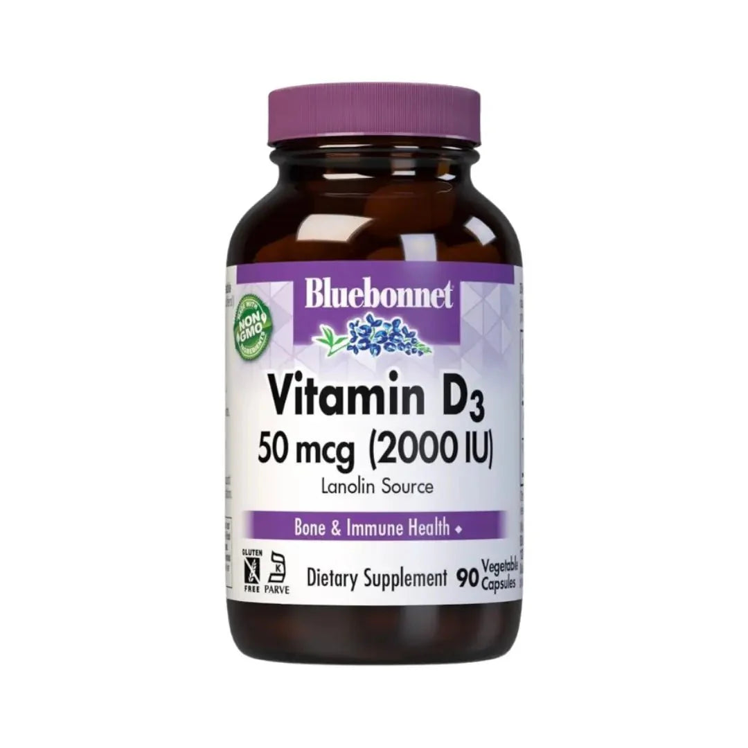 BlueBonnet Vitamin D3 2000IU 50MCG CAP 90s
