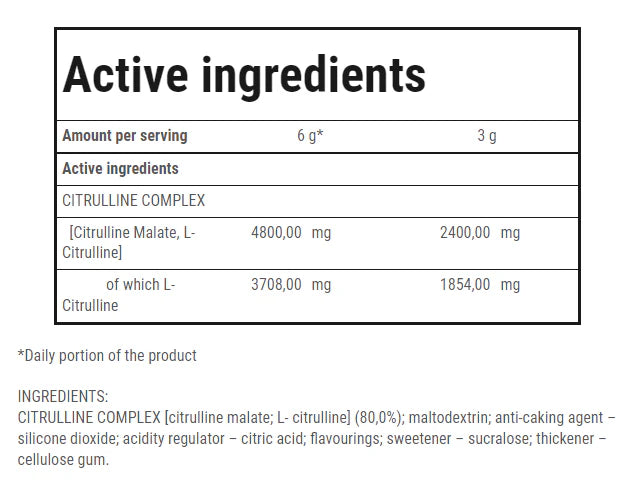 TREC CITRULLINE SYNERGY 240G JAR WATERMELON-APPLE