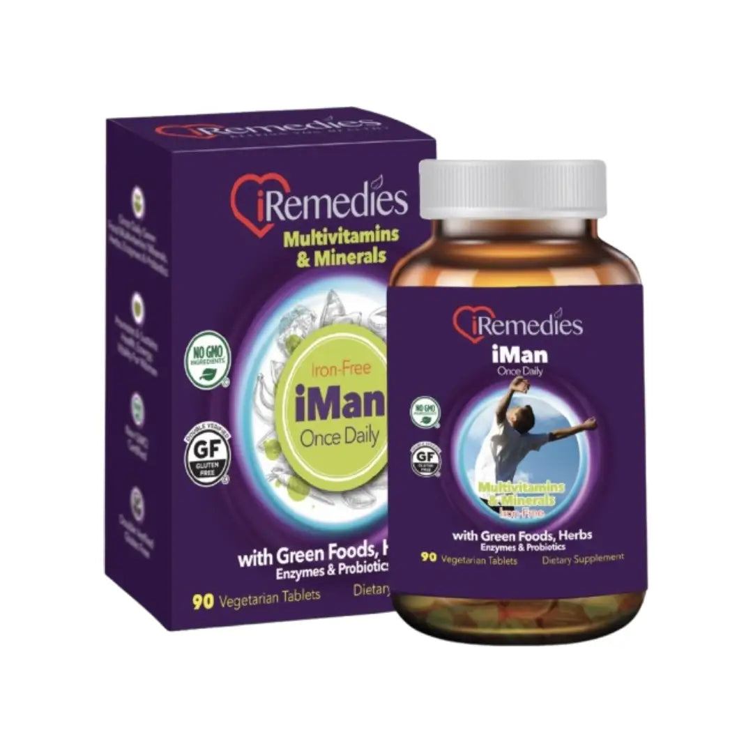 iRemedies iMan Once Daily Tablets 90s