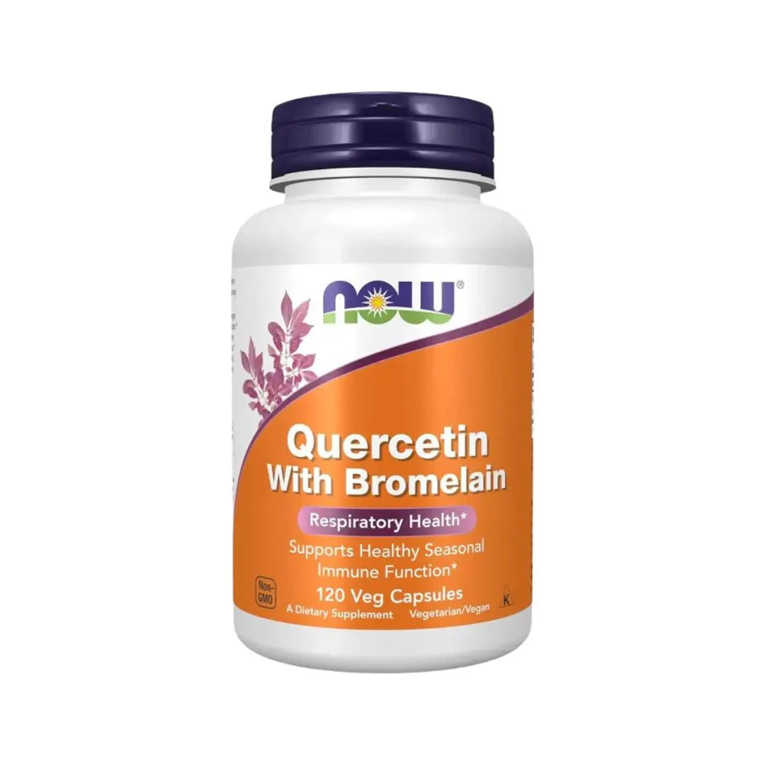 NOW Quercetin With Bromelain CAP 120s