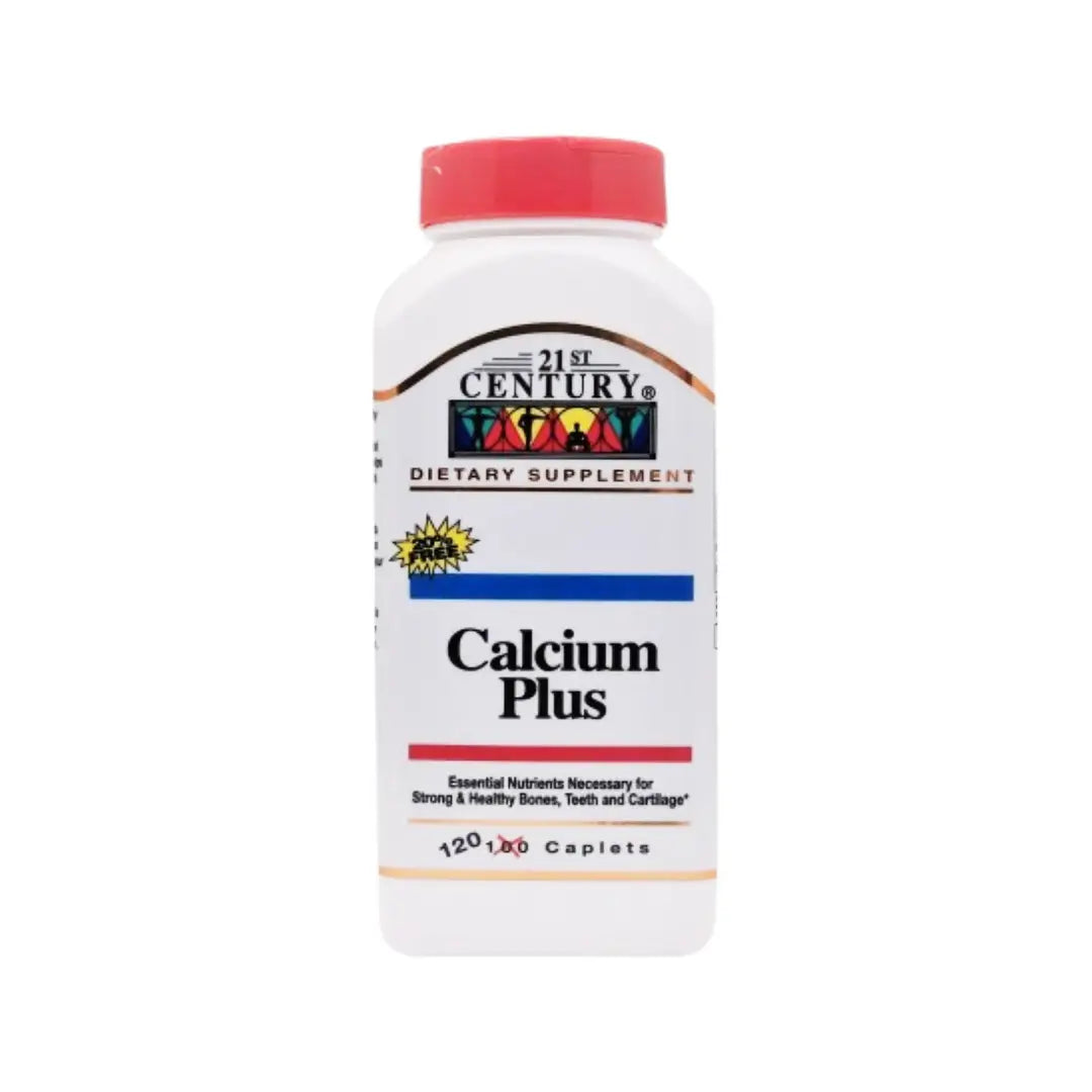 21st Century Calcium Plus Caplets 120s