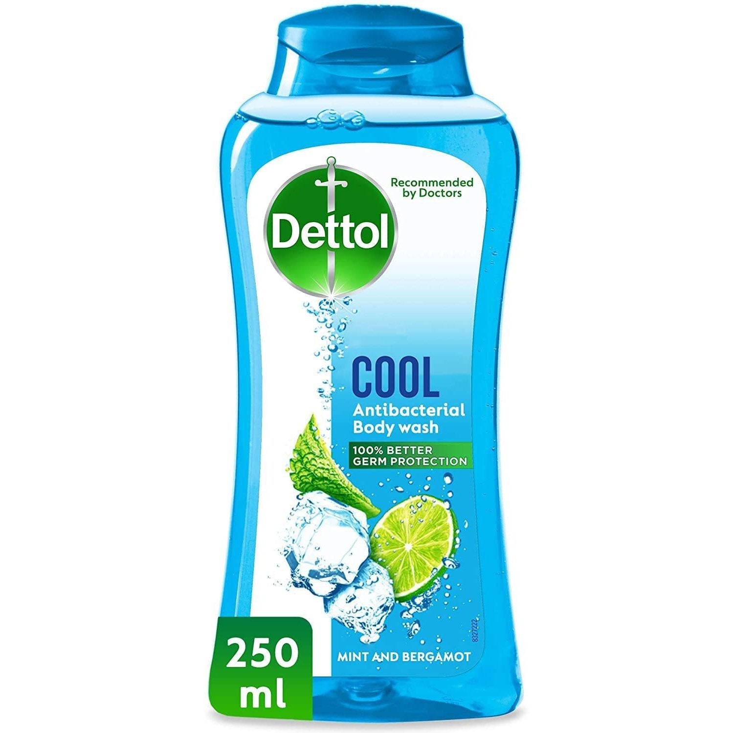 Dettol Cool Anti-Bacterial Body Wash 250ml - Mint & Bergamont