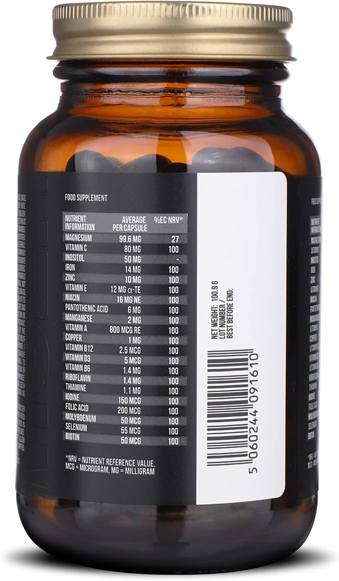 GRASSBERG Multivits & Minerals – 90 Softgels | Daily Multivitamin for Men and Women