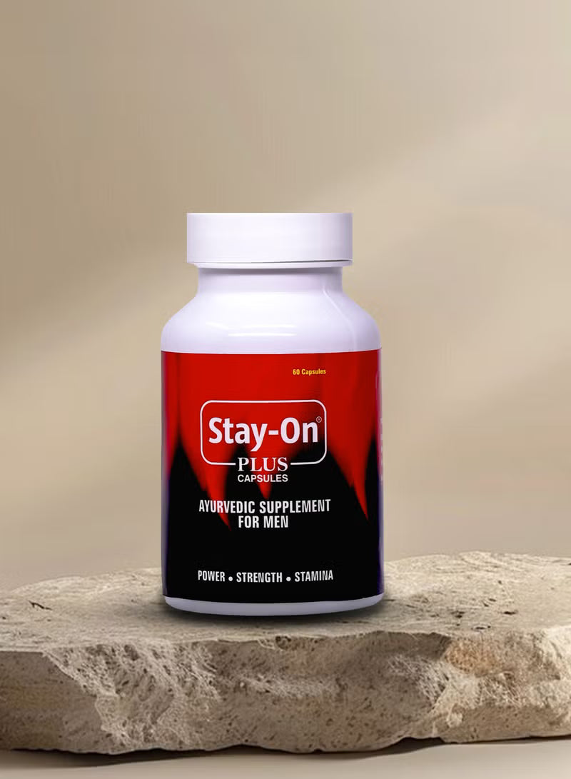 Stay-On Capsules Herbal Supplement For Vitality, Stamina, Performance And Energy 60's