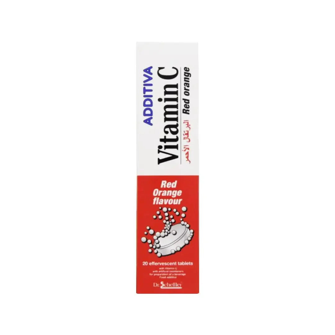 Additiva Vitamin C Red Orange Effervescent 20s
