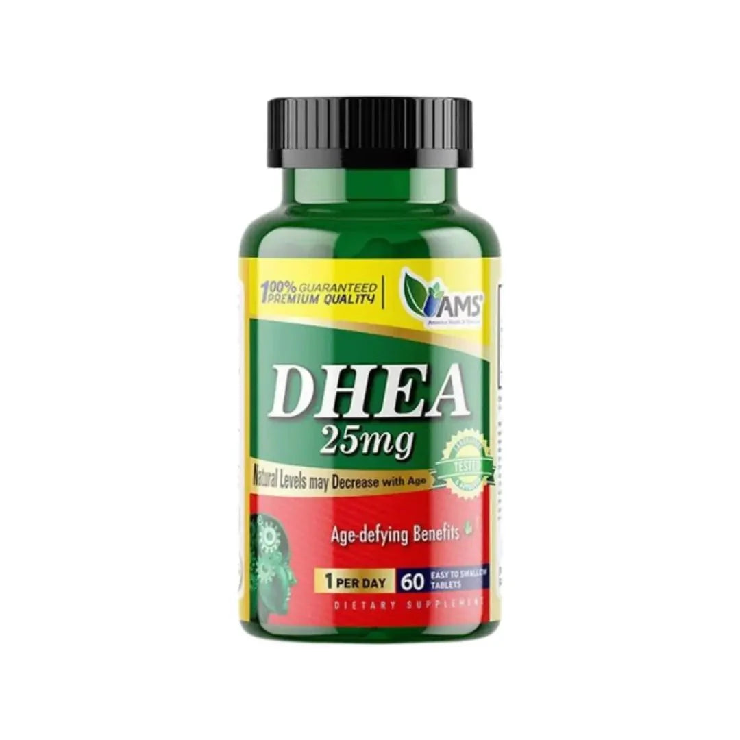 AMS DHEA 25mg Tablets 60s