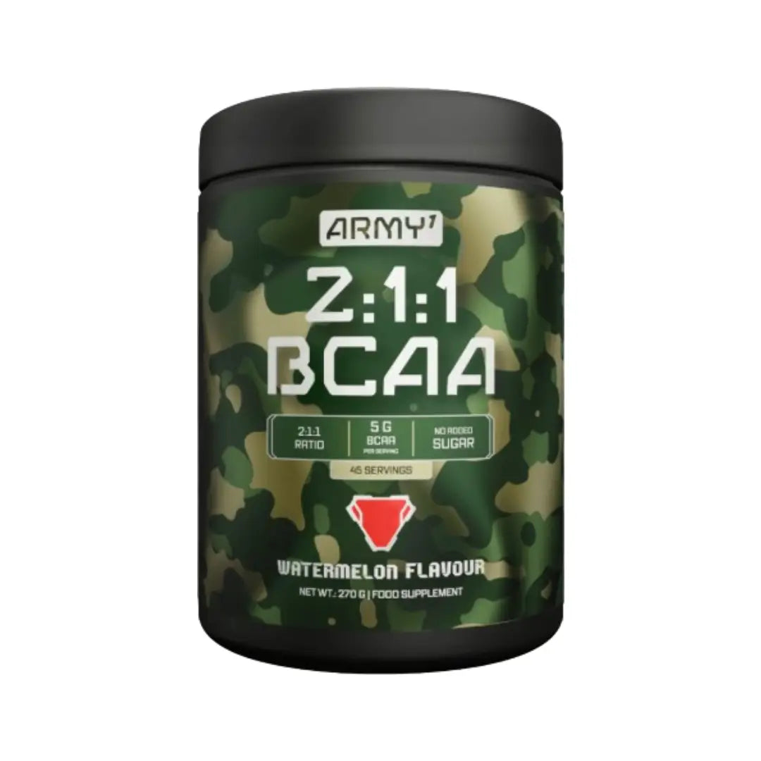 Army 1 BCAA 211 Watermelon Flavour 270G 45 Servings