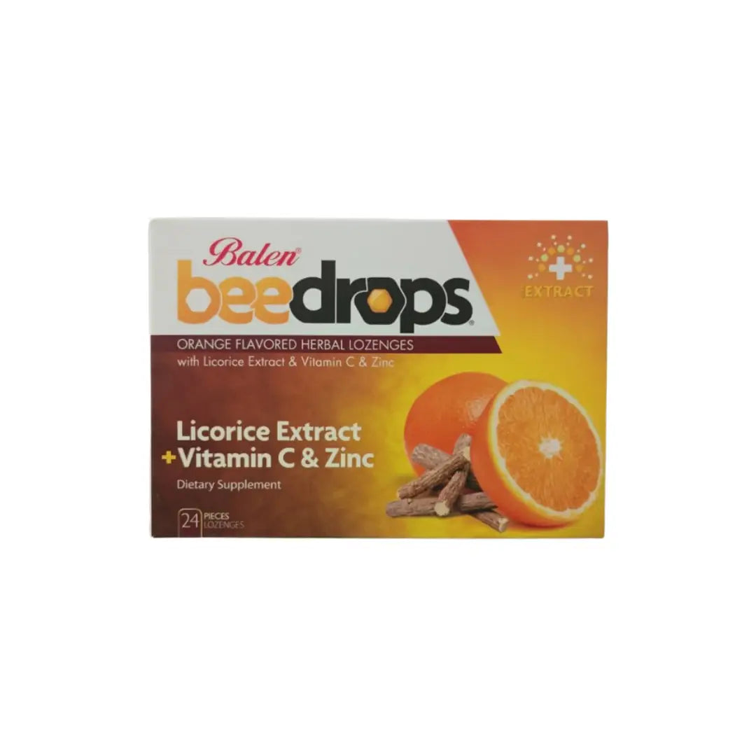Balen Bee Drops Orange Lozenges 24s