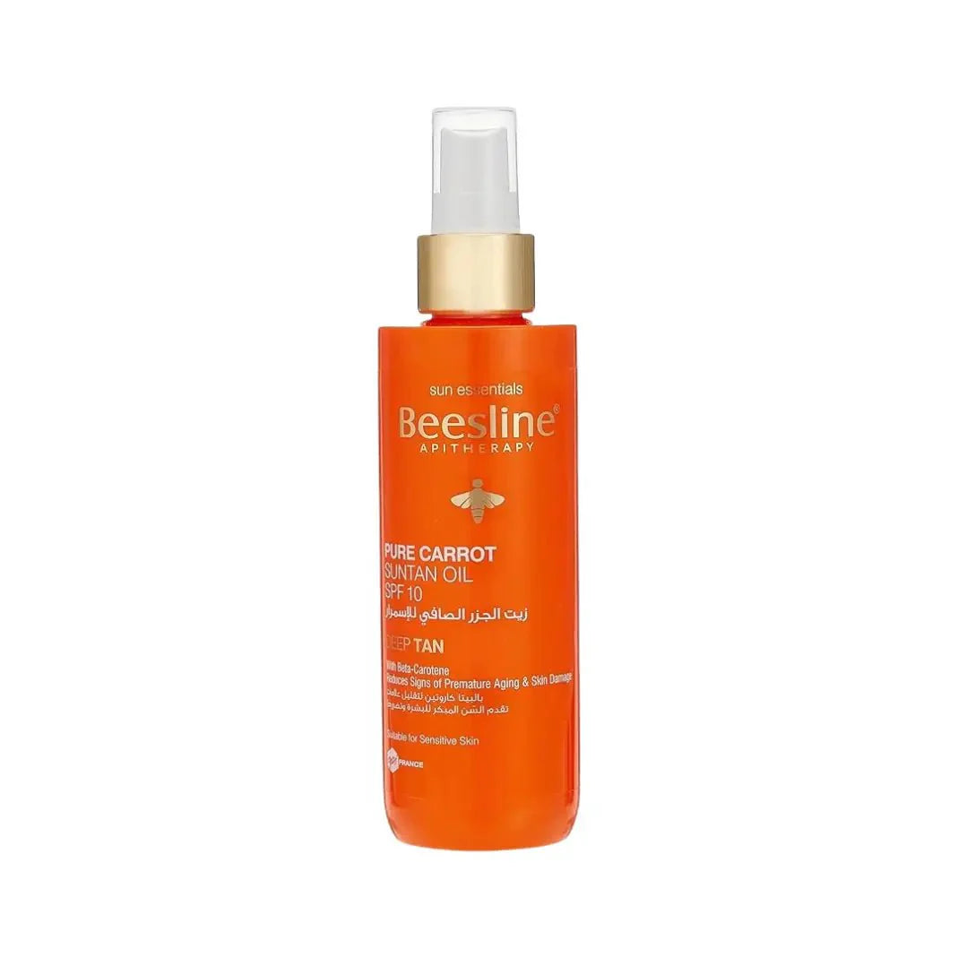 Beesline Pure Carrot Deep Suntan Oil SPF10 200ML