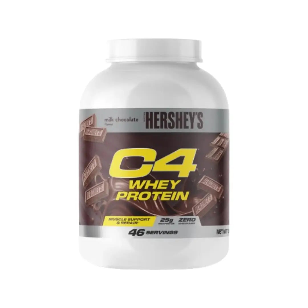 C4 Whey Protein 1.61kg – Hershey’s Milk Chocolate Flavor (46 Servings)