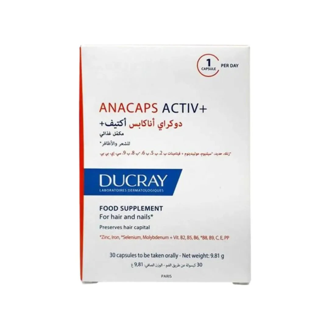 Ducray Anacaps Activ+ Capsules 30s